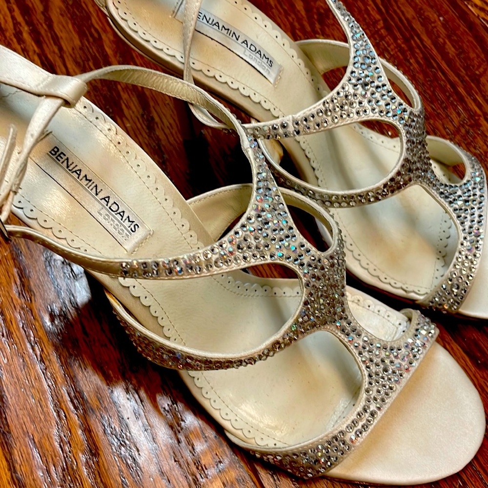 Never really worn. Almost perfect. Wedding or formal heels